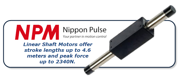 Nippon Pulse线性轴电动机供应商